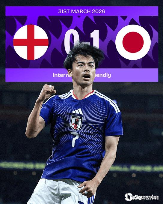 温布利神话夜！日本1-0绝杀英格兰，5年连斩德西巴英4大豪门，蓝武士世界杯夺冠绝