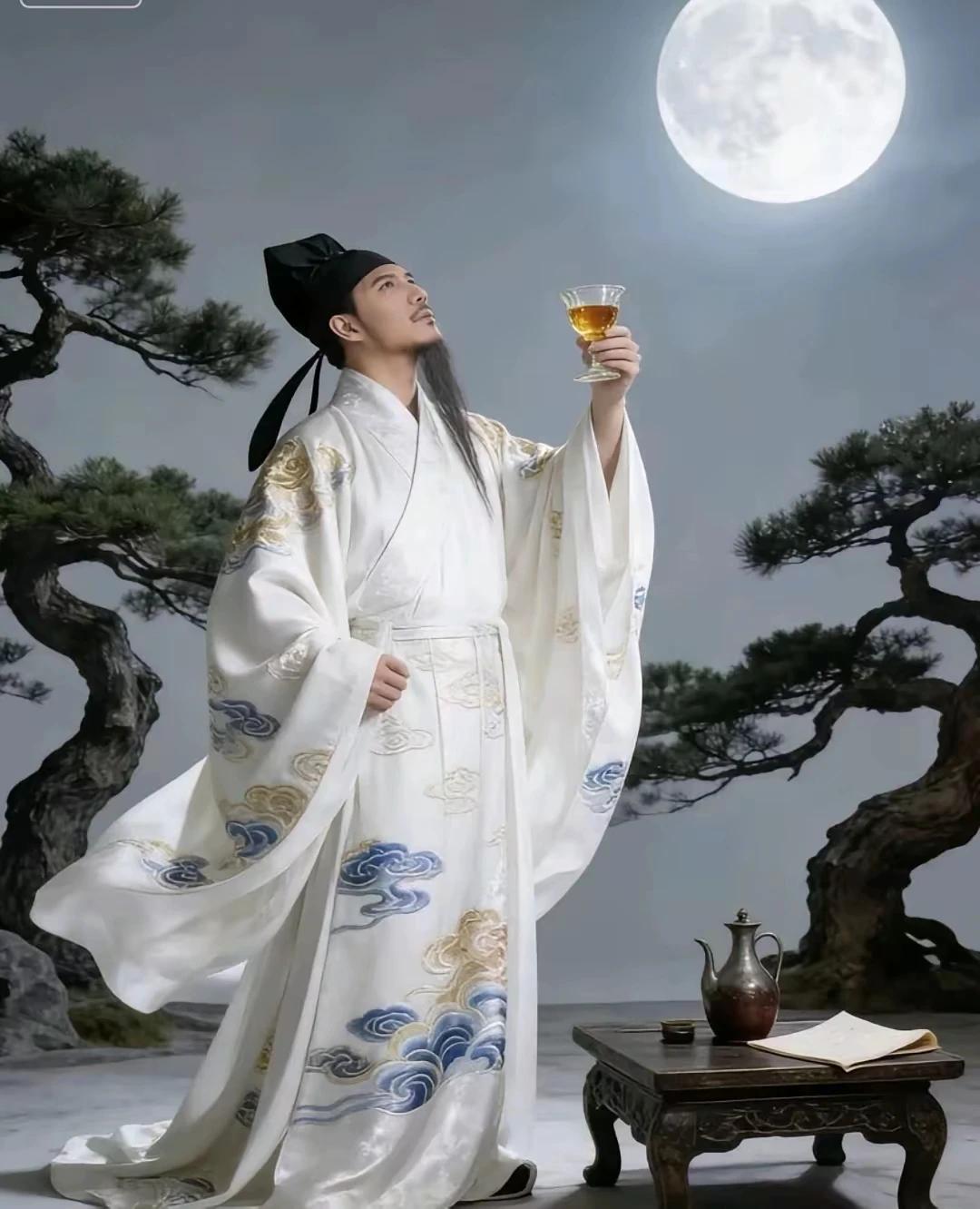 上联：李白举杯将进酒，
下联：关羽微醺斩华雄。