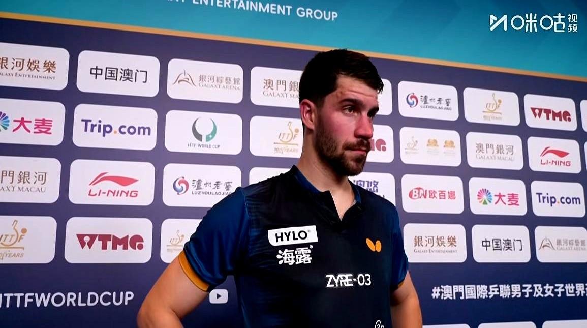 国乒男单一天输给德国队三次！

澳门乒乓球世界杯小组赛，周启豪2-3不敌弗朗西斯