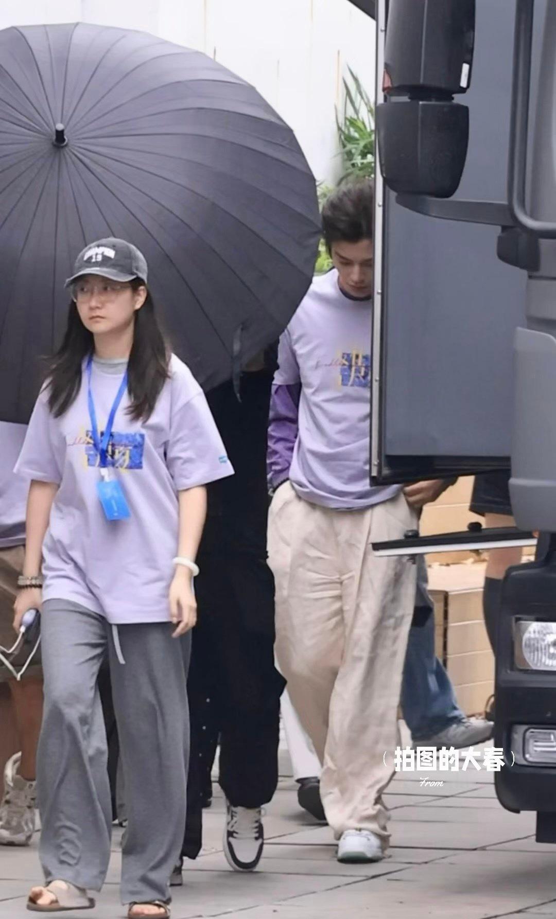 丁禹兮孟子义《爱在无尽夏》今日开机同框路透，开机大吉 