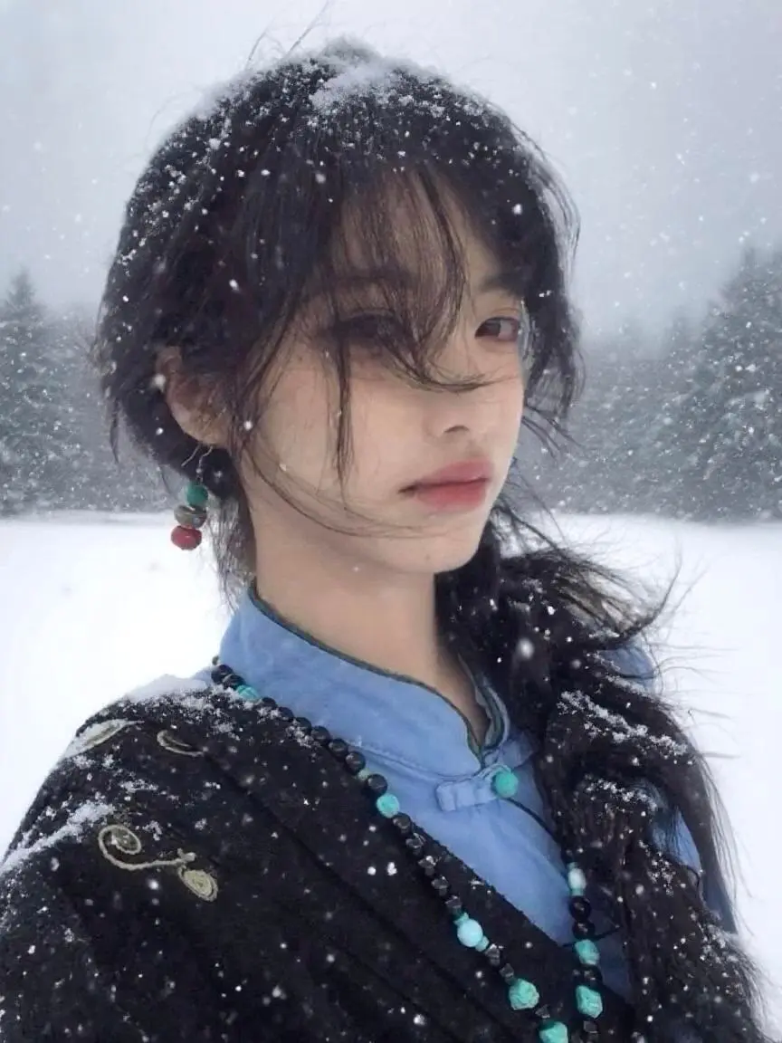 相遇的意义不是放弃 摄影 雪景 雪天拍照 人像写真
