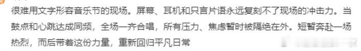 很难用文字形容音乐节的现场。屏幕、耳机和只言片语永远复刻不了现场的冲击力。当鼓点