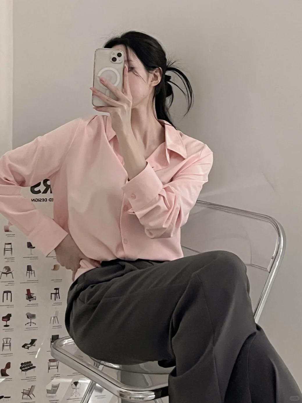 ootd🇰🇷韩国简约衬衫穿搭