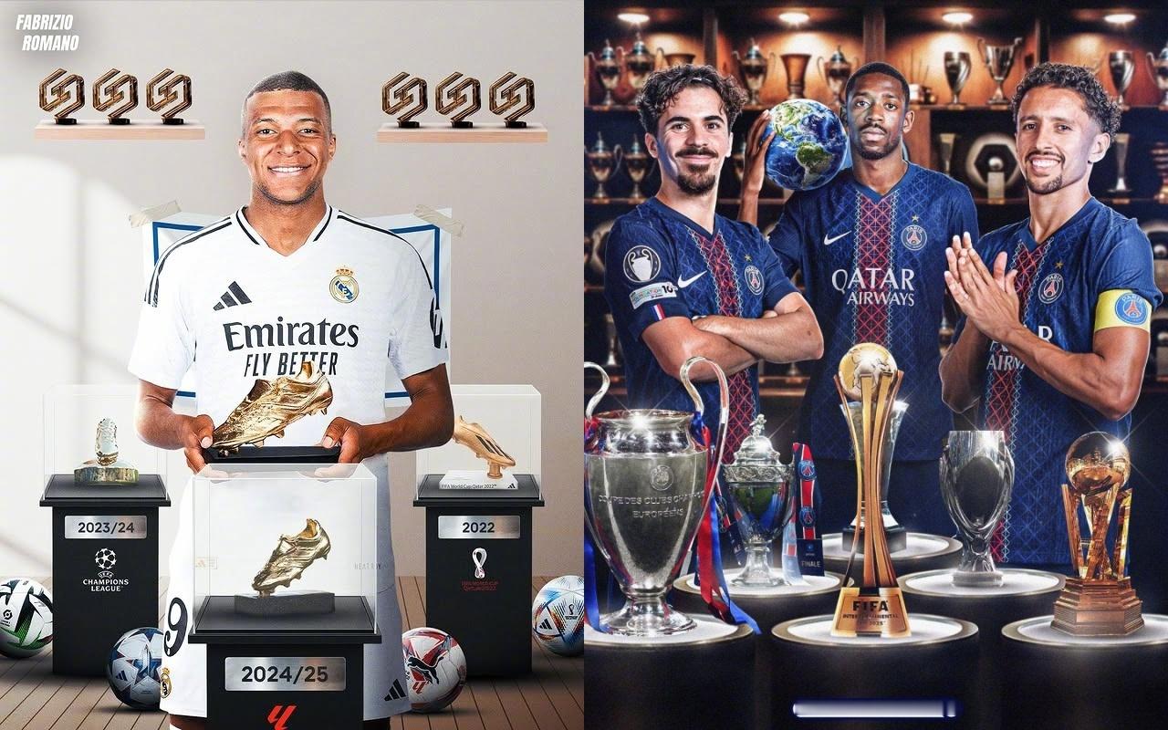 “人比人，气死人”，加盟皇马首个赛季，姆巴佩各项赛事出场56次，取得43球+5助