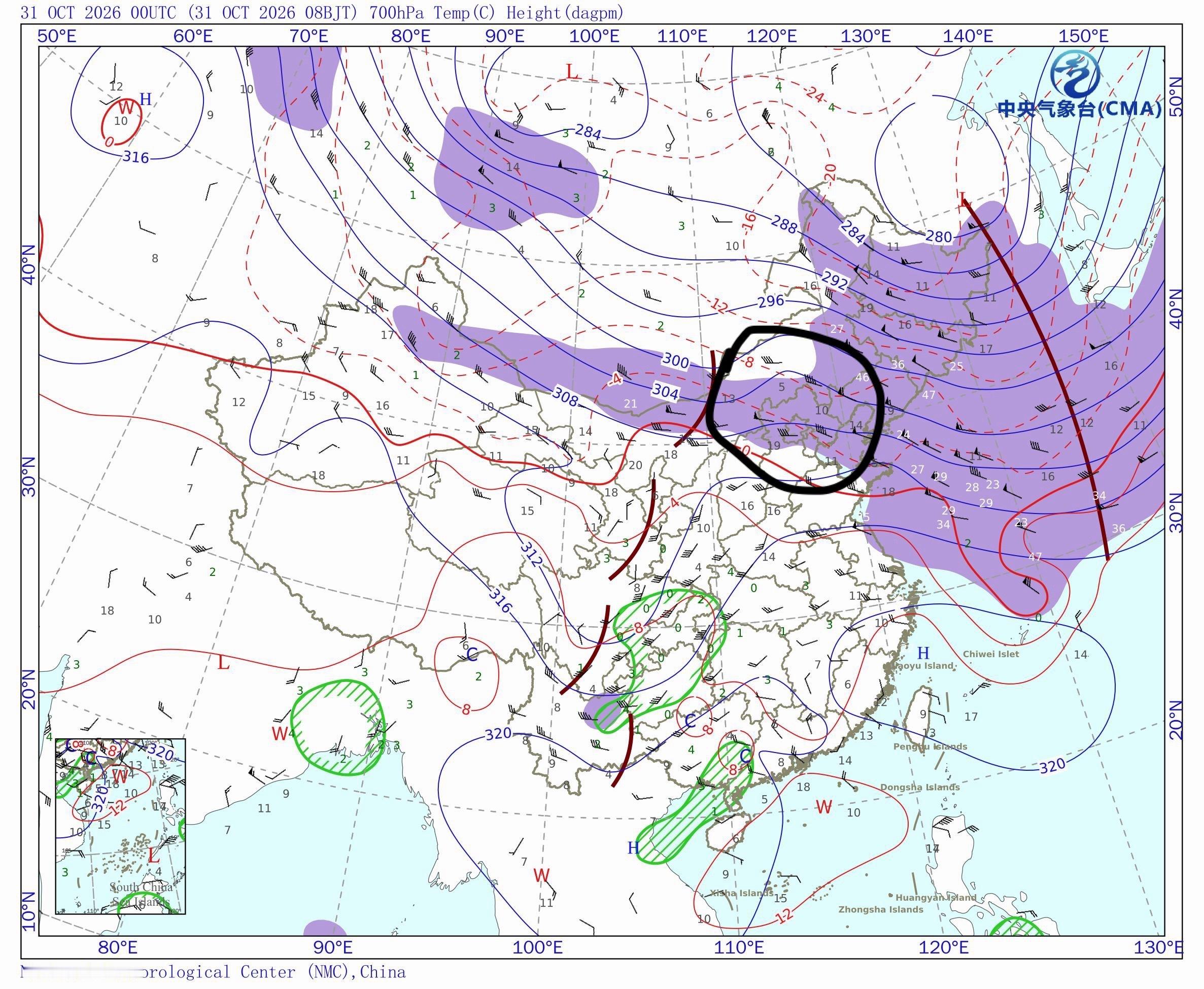 今日早晨，北京多地天空出现了“翻涌的巨浪”（图1/图2）——这正是被称作“糙面云