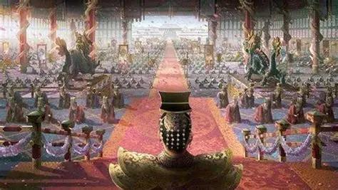 皇帝立他做太子他不要，皇帝死了，大臣们按住他，强行穿龙袍上位

历史上争皇位的戏