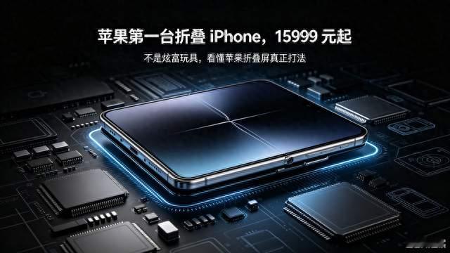 苹果第一台折叠iPhone，15999元起：看懂苹果折叠屏真正打法