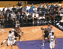 艾弗森的弹跳力是真牛逼呀