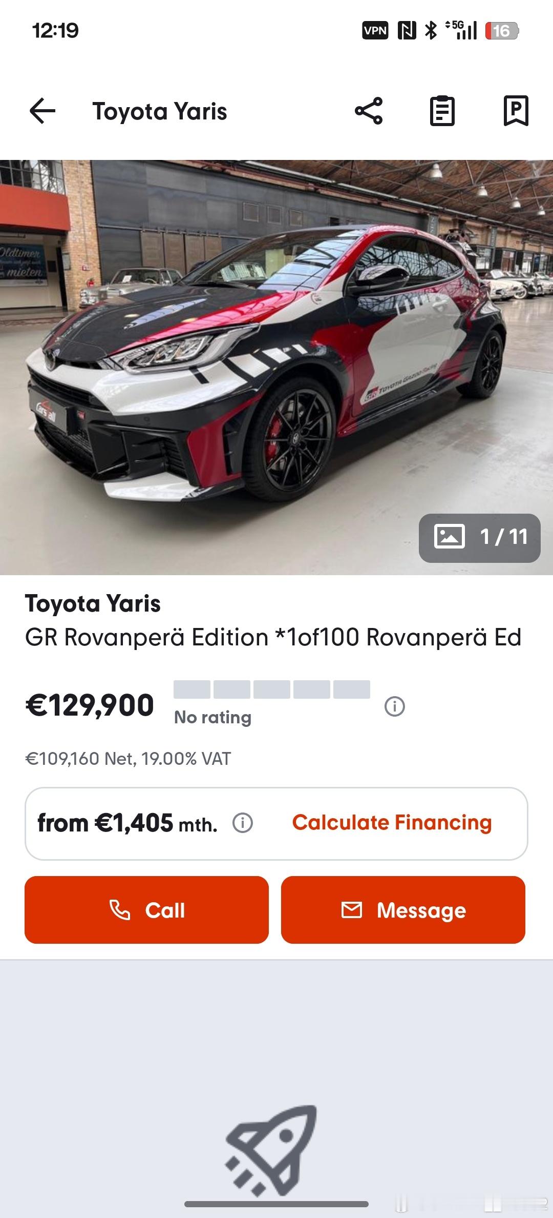 国内GR Yaris 定价高吗？被电车卷得价值观都变了吧[允悲]。 ​​​