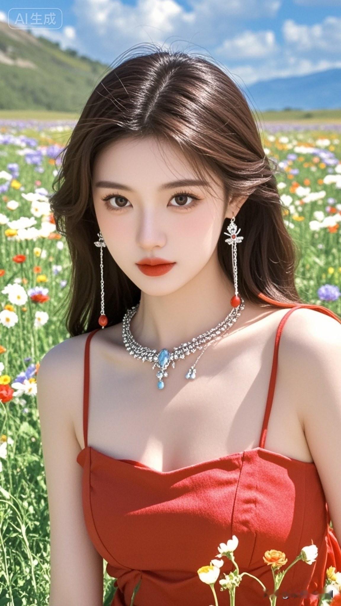 在花海中，遇见最美的自己🌸✨