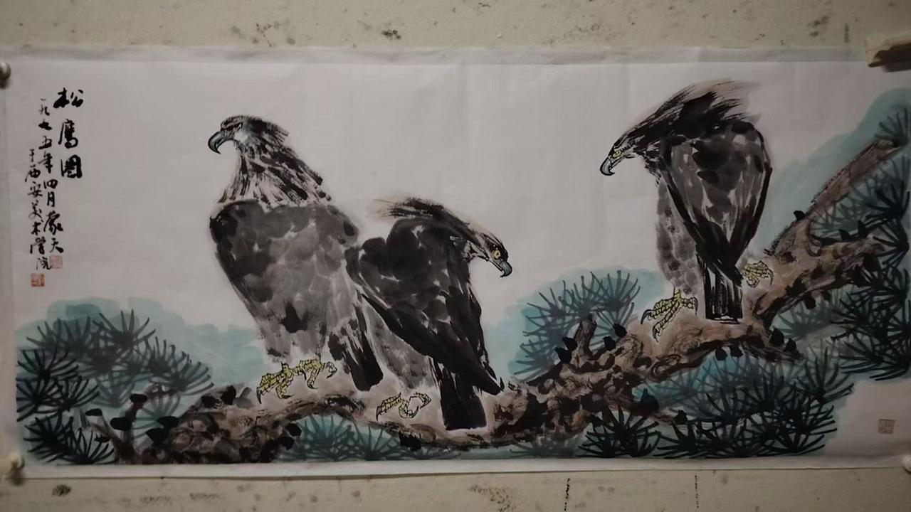中国美协理事西安美院老院长版画家刘蒙天作品惠友价