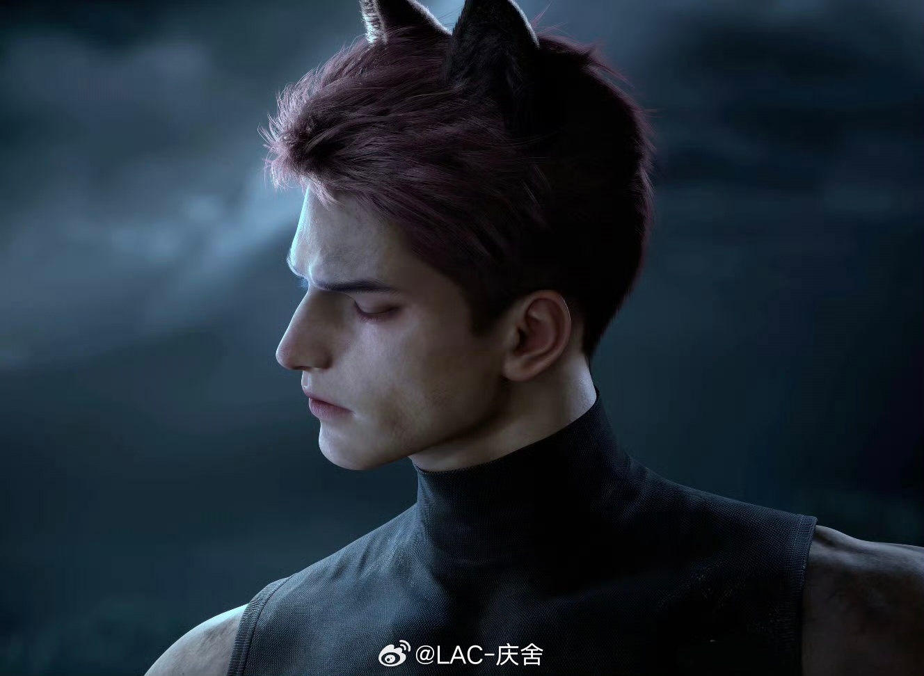 恋与深空敖尹公开还以为是个什么虚拟偶像了解了一下，原来是一个游戏里的人物一直在想