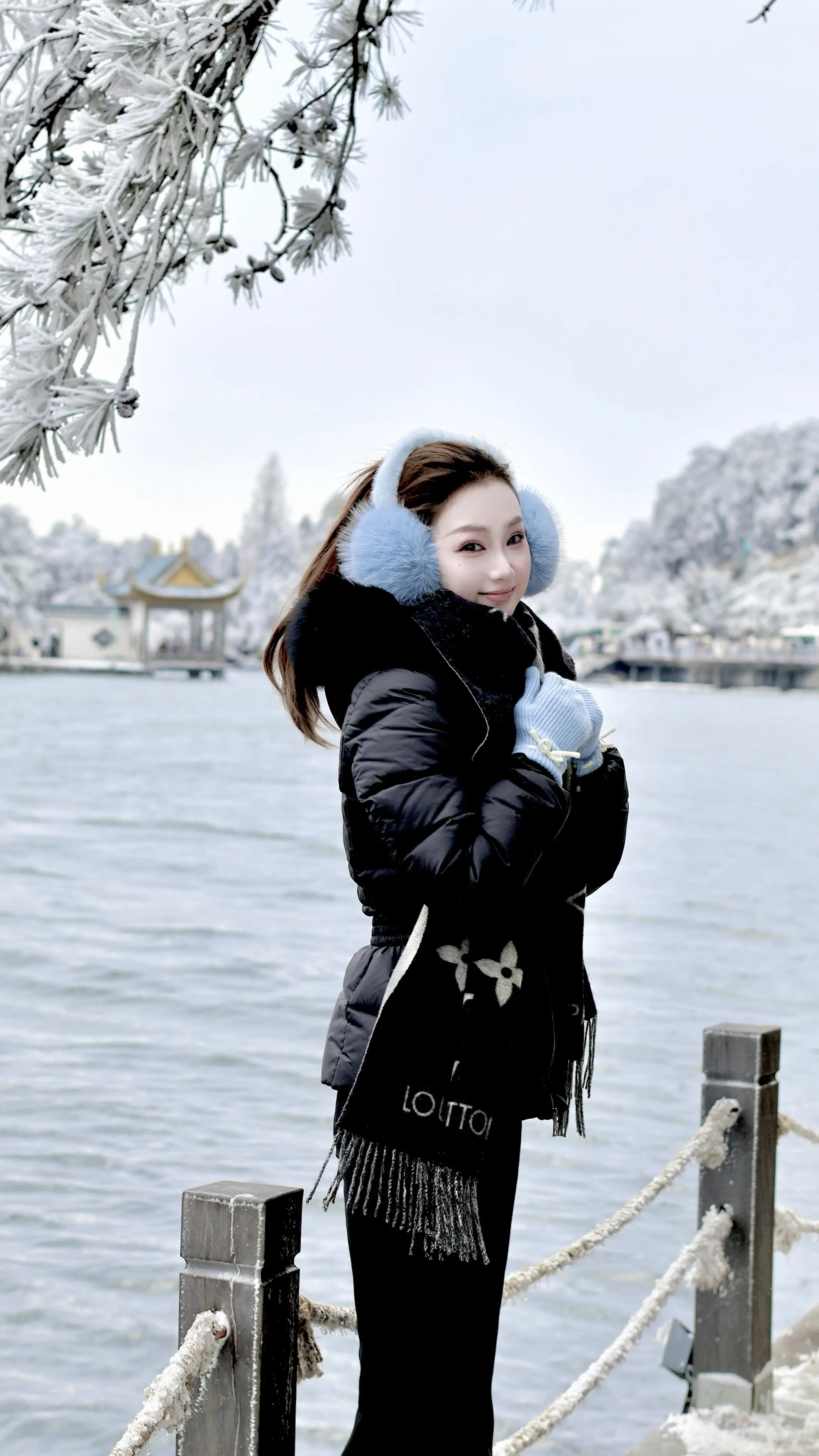 某年某月某天 庐山雪景