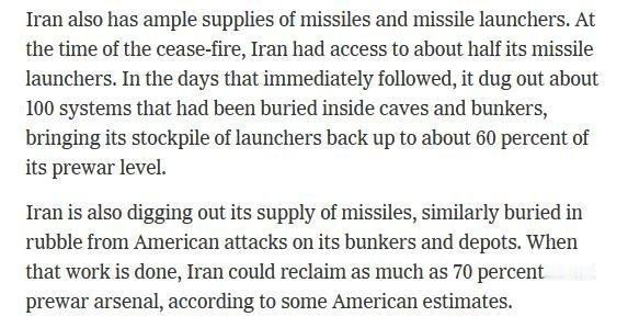 无人在意的角落，随着大本营战报的继续，美军评估的伊朗导弹发射架的数量已经突破10