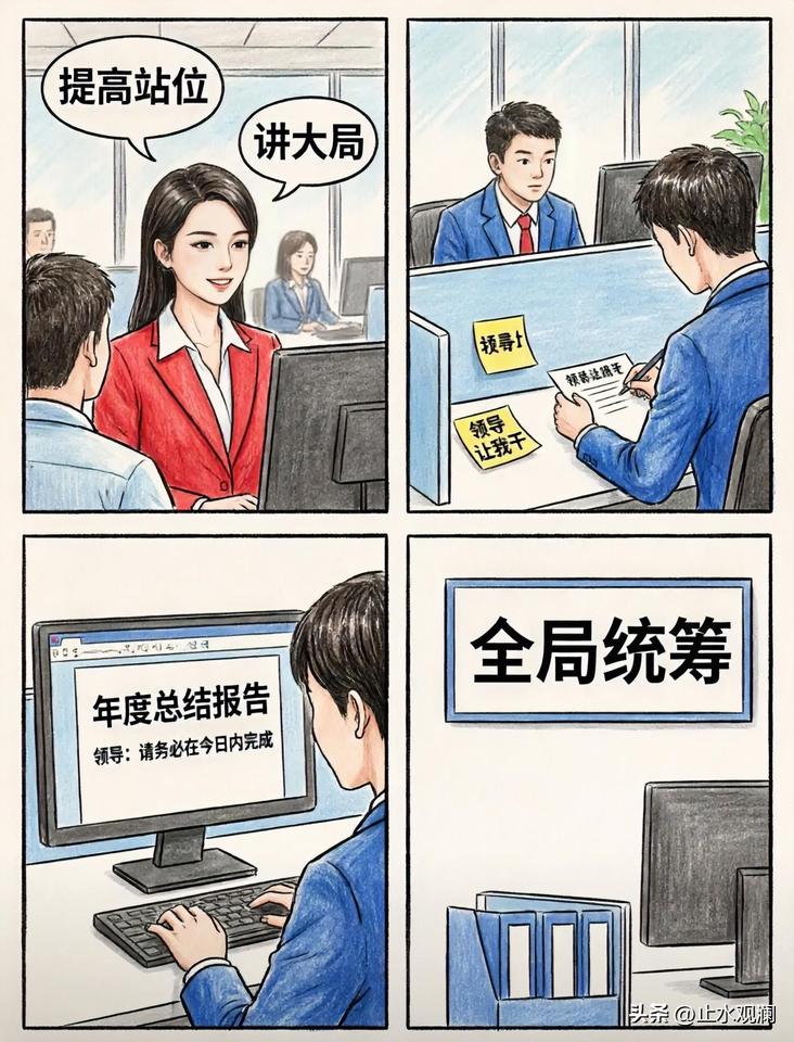 有些人嘴上说“提高站位”，其实就是想让你给他干活。

同事们在吐槽，动不动就让你