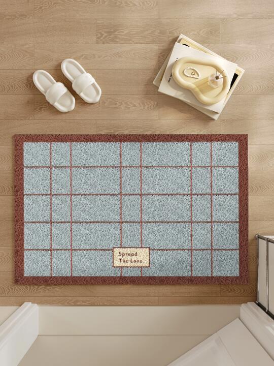 复古格纹🔵🟤包豪斯玄关秩序感！