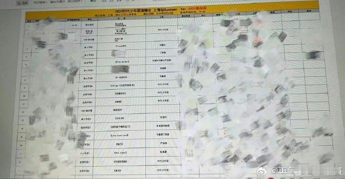时代少年团上海演唱会歌单泄露 时代少年团演唱会上海站歌单 不得了，时代少年团上海