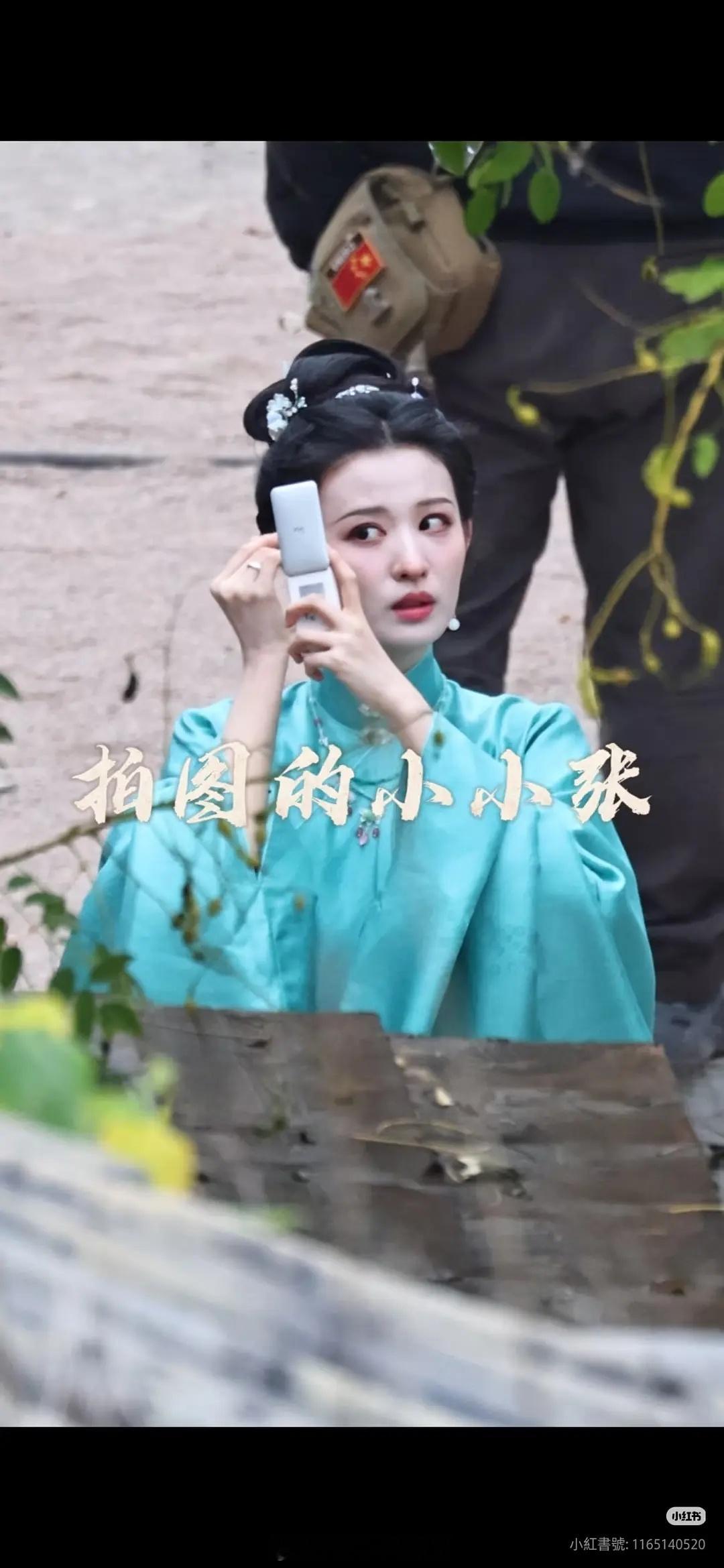 王楚然的路透看着瘦脱相了啊，不过上镜应该是很美的，上镜比现实中看着要胖一点 