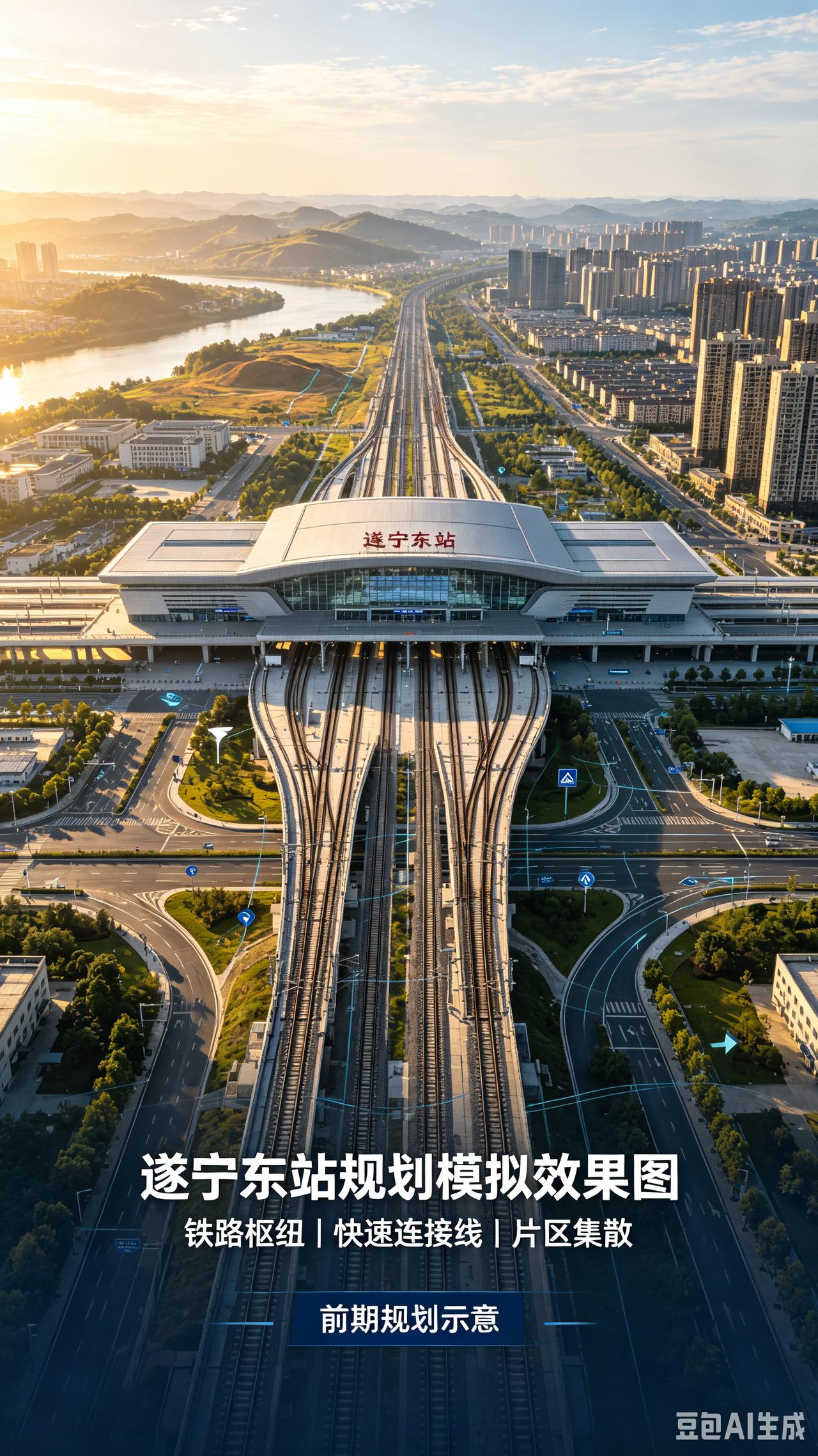 遂宁东站规划备受关注，这座新铁路站点，会给城市带来哪些改变？
 
我刷到热度不低