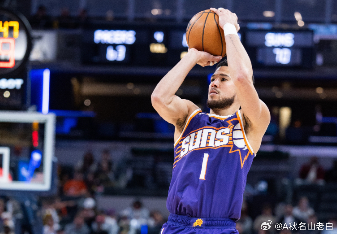NBA常规赛，太阳131-105战胜灰熊。太阳球星布克本场出战26分钟，24中1