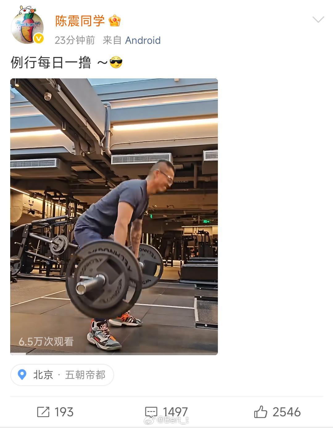 陈震复出