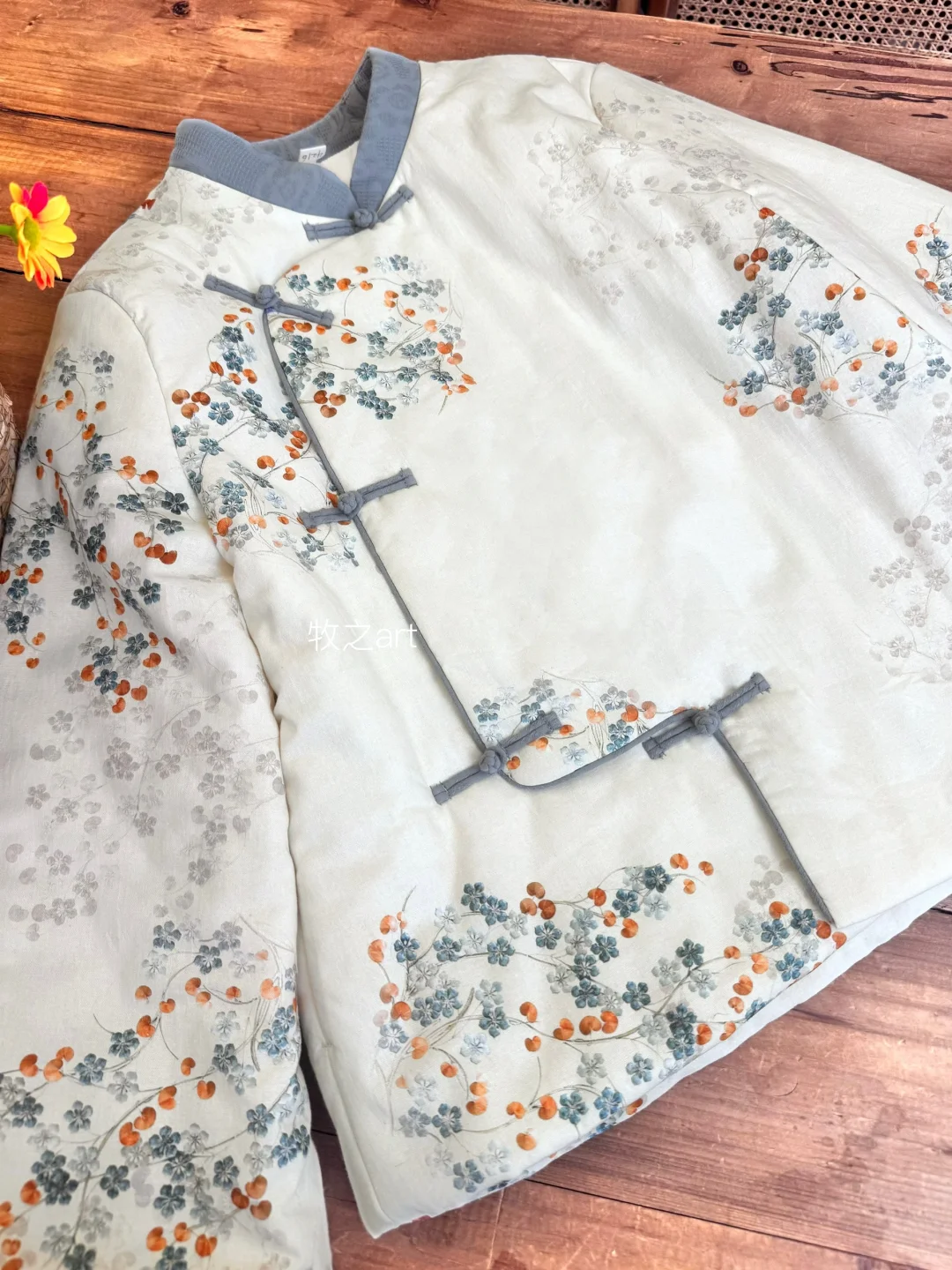 温婉东方美｜棉麻斜襟棉服