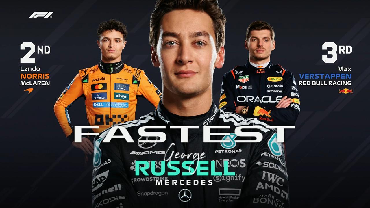 三练结束，拉塞尔第一！
拉塞尔如果能在排位赛和正赛里「持续乱入」的话，诺里斯站上