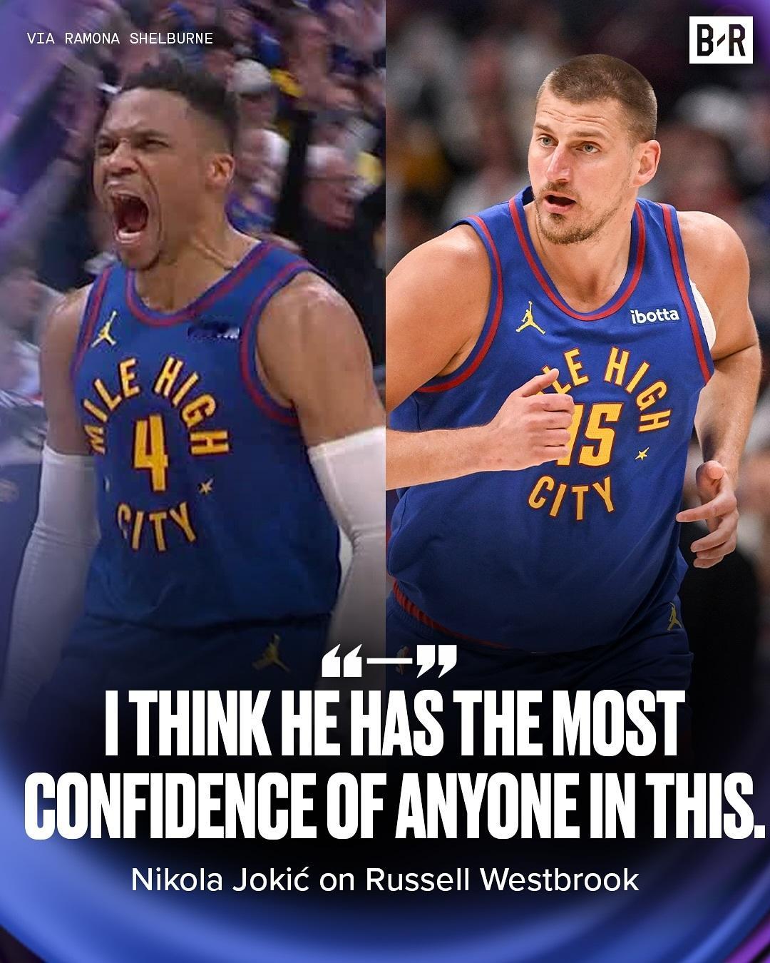 约基奇：我觉得🐢🐢是场上最有信心的球员nba ​​​