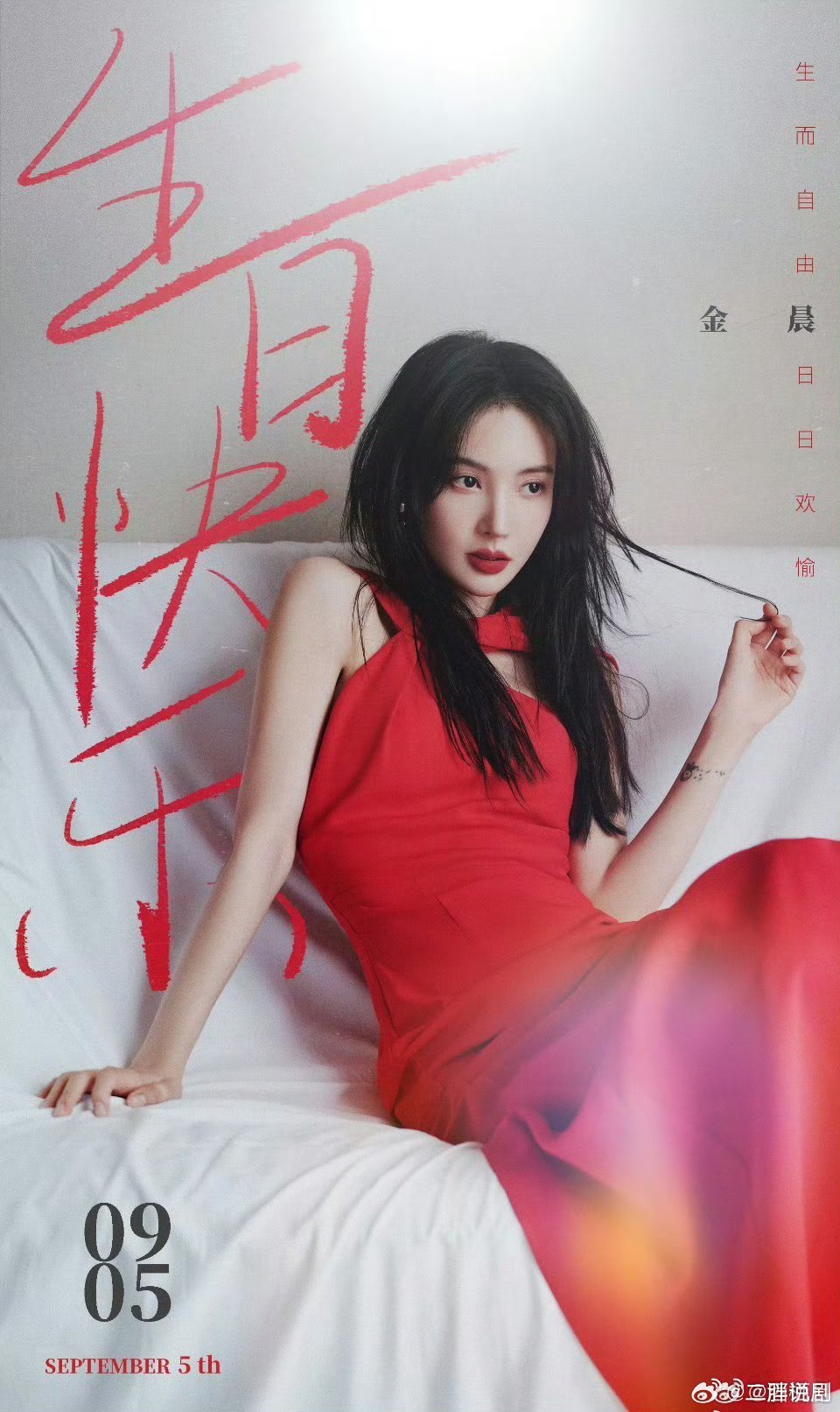 【二胖祝福】金晨0905生日快乐 从《女医明妃传》到《北辙南辕》，从《平凡之路》