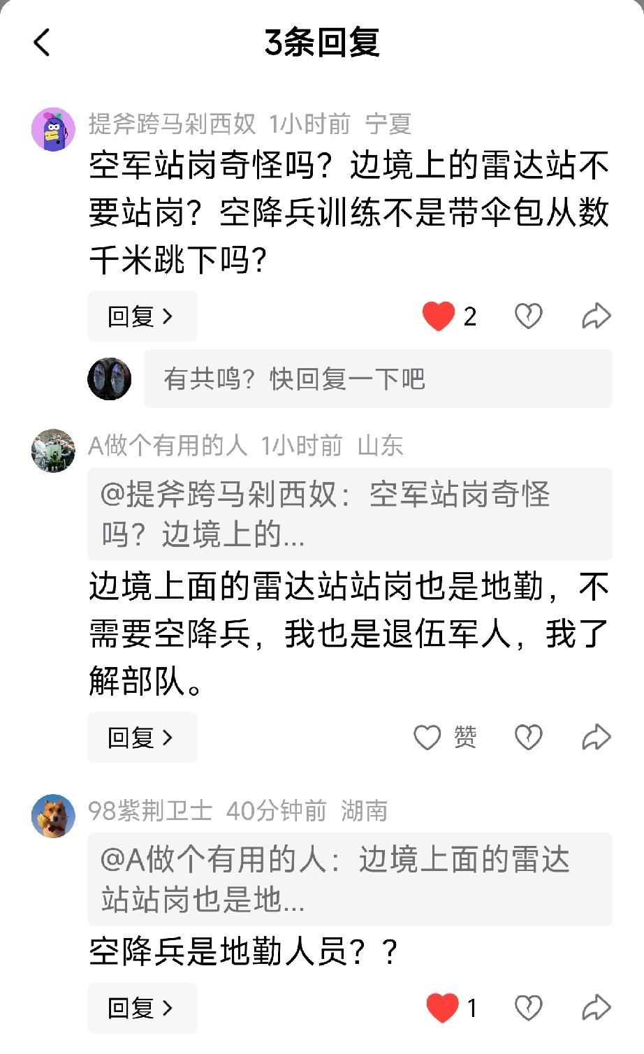 按行话来说，地勤是航空兵部队的机务分队，站岗的是场站（机场）的警卫连。

上世纪