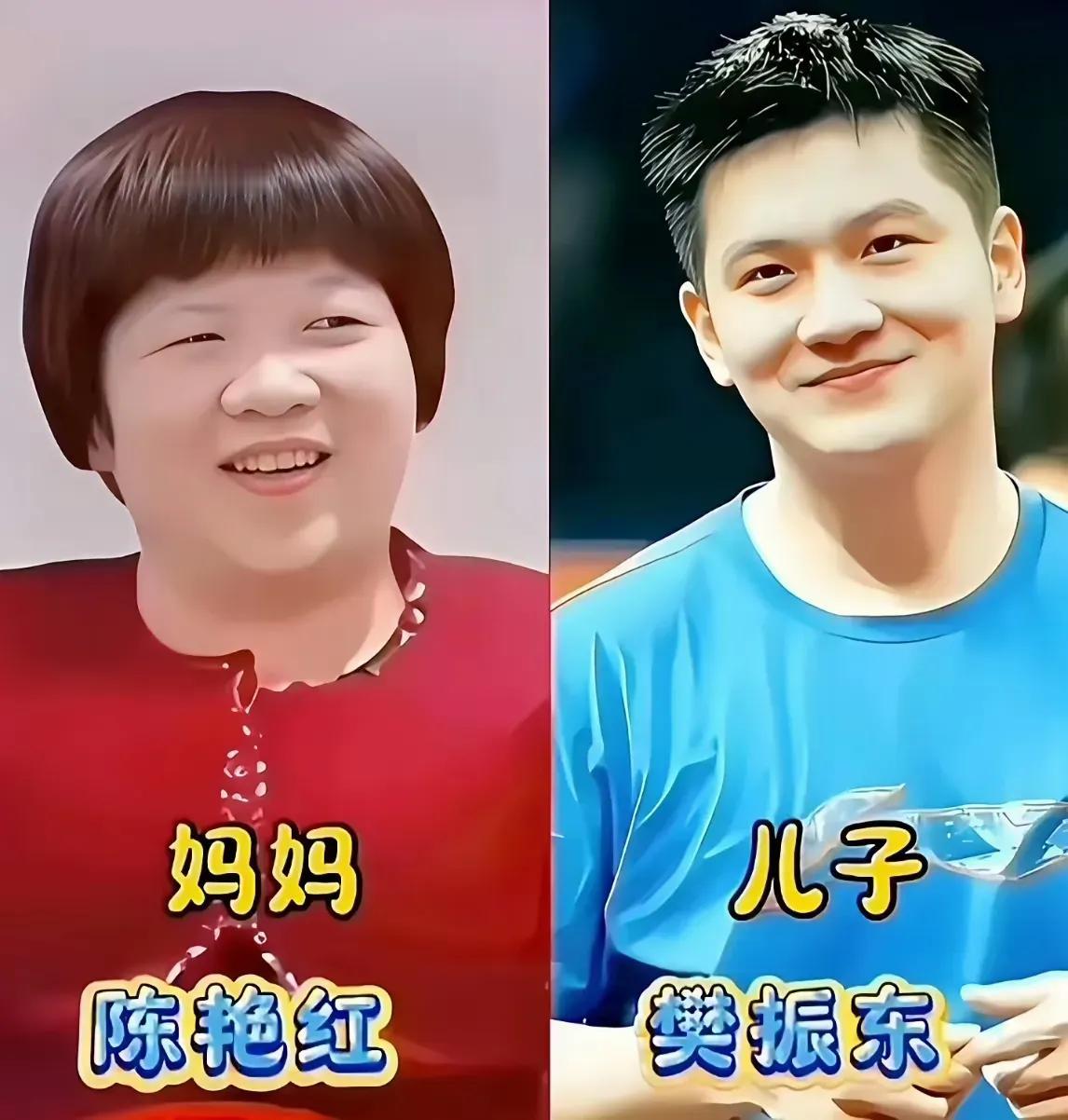 樊振东和妈妈同框
张常宁和妈妈同框
李小鹏和妈妈同框
三位奥运冠军和妈妈同框，满