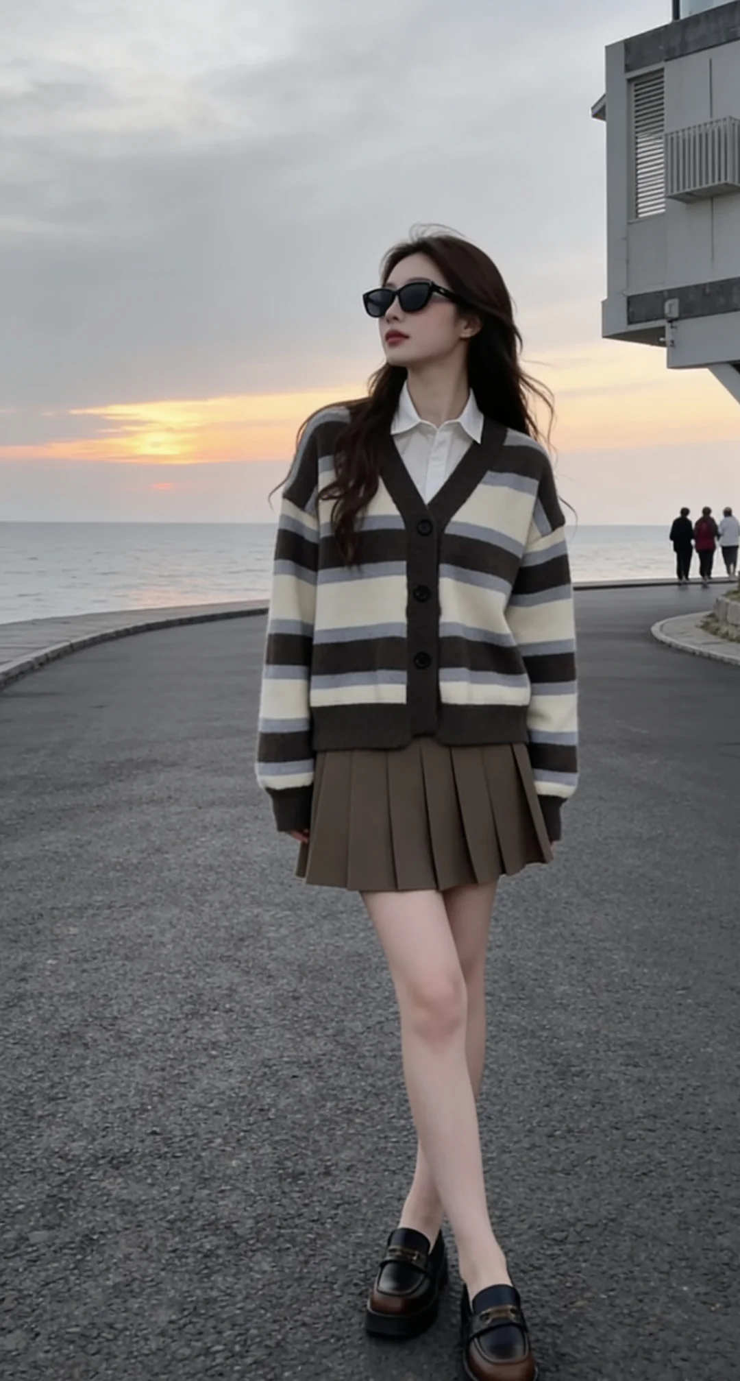 初春慵懒风穿搭