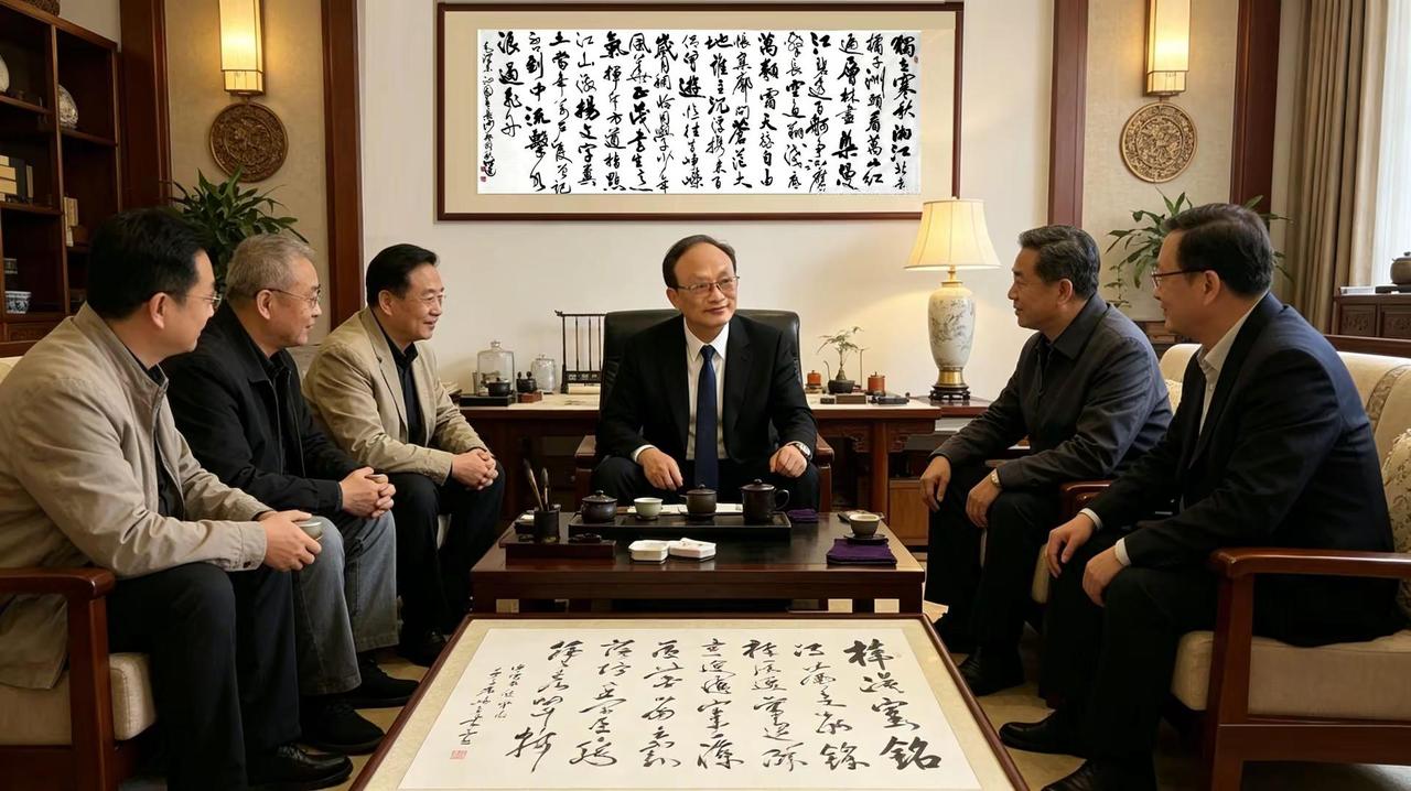 办公室悬挂这幅横幅草书《沁园春・长沙》  办公室悬挂这幅横幅草书《沁园春・长沙》
