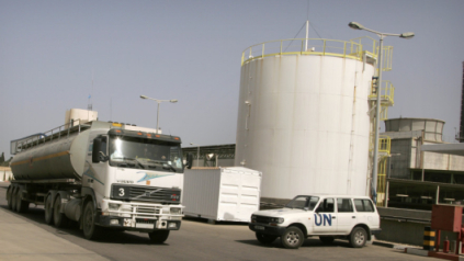 以色列国防军称，其海军近日意外击中一辆位于加沙地带隶属于联合国机构的油罐车，车辆