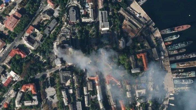 黑海靶心：周五对俄罗斯黑海舰队总部的导弹袭击恰逢国旗和将军会议。扎波罗热的俄罗斯