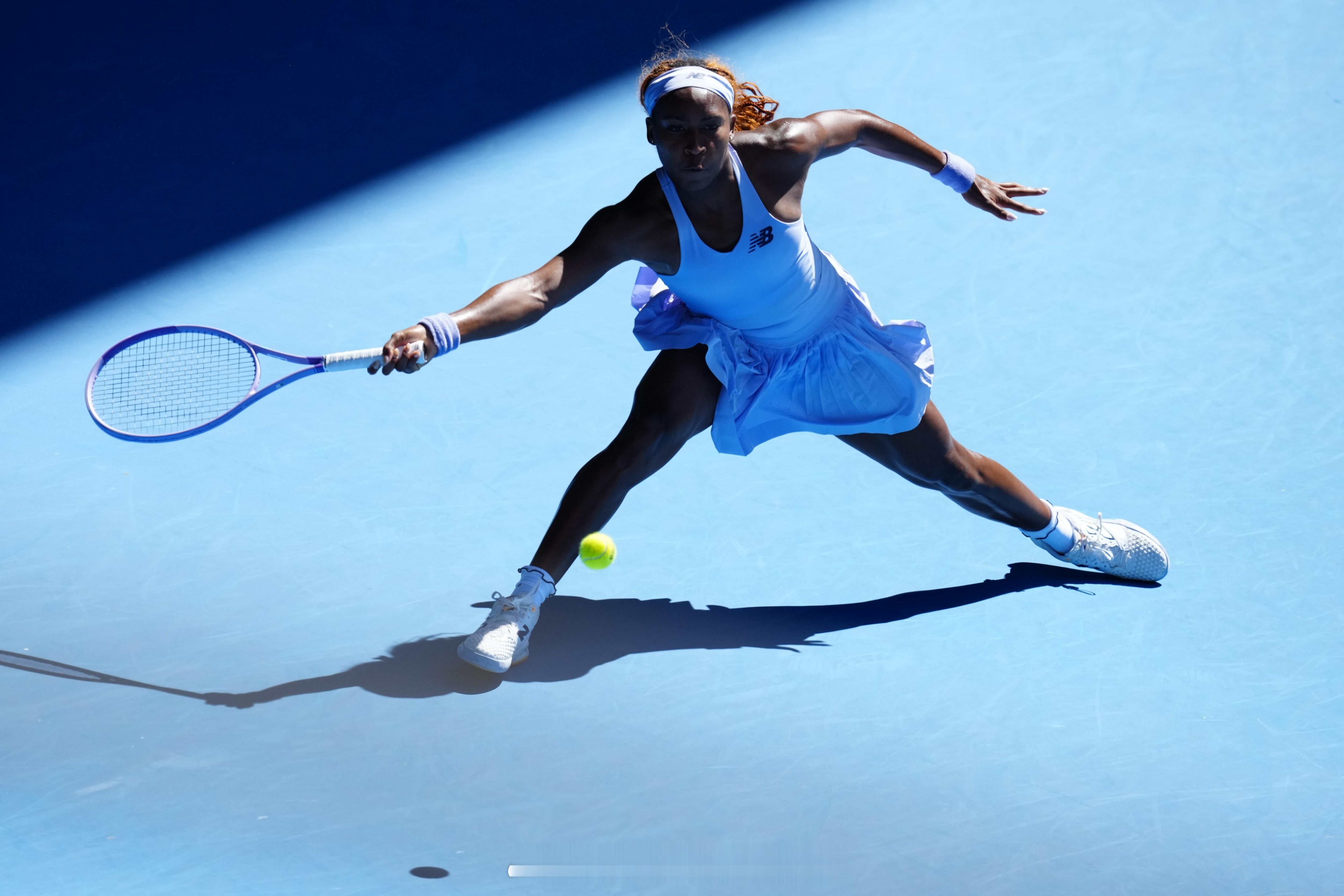 澳网2026 女单次轮，高芙以两个6-2轻取达尼洛维奇，顺利晋级本届澳网女单32