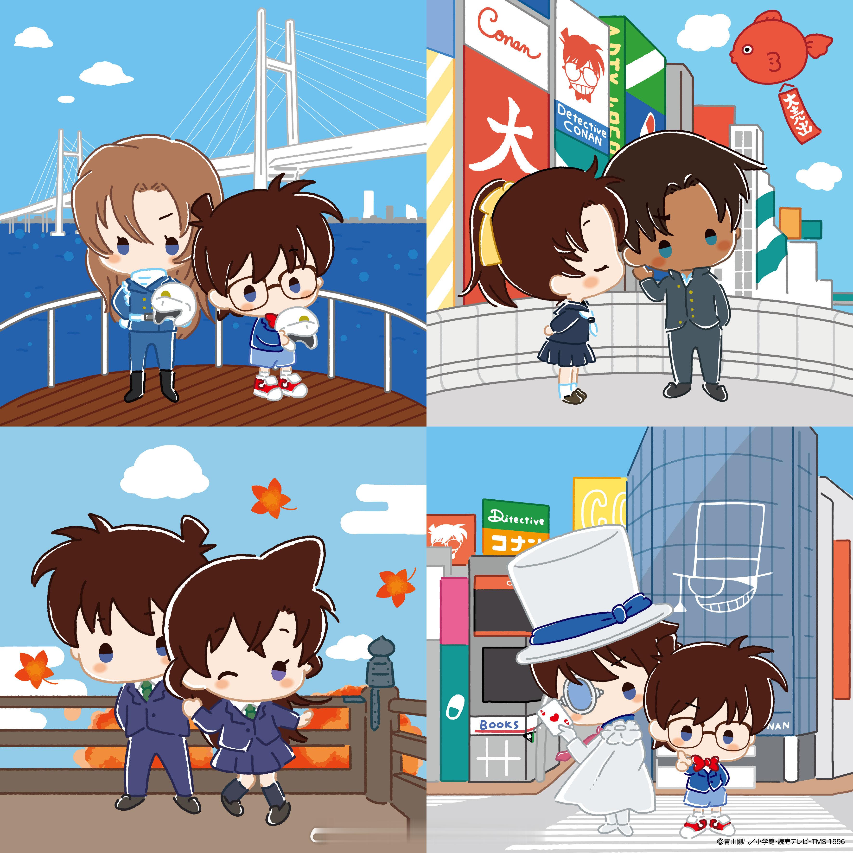 柯南新系列「こっちみ！」限定插画公开 《名侦探柯南》全新原创系列「こっちみ！」主