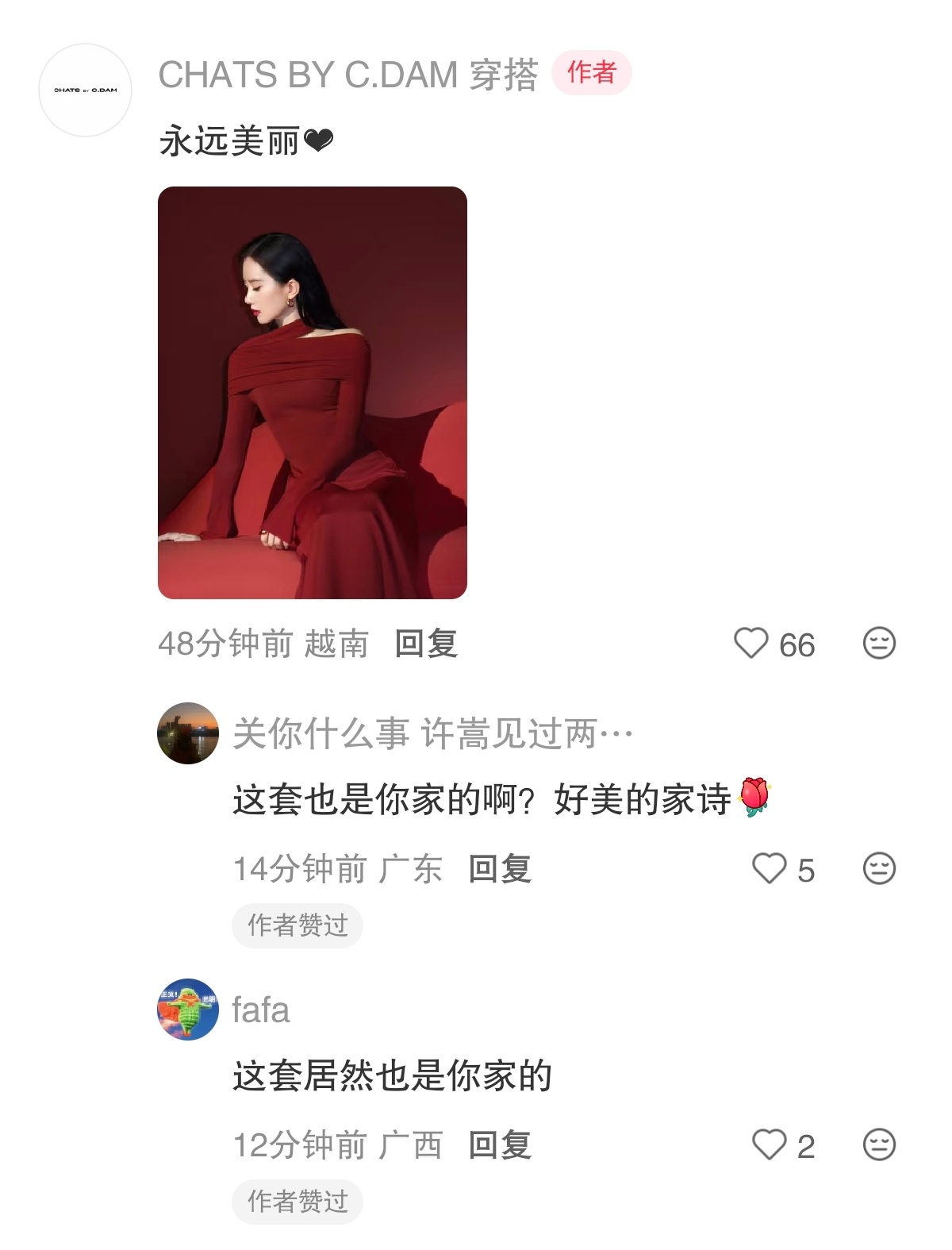 刘诗诗穿哪个品牌，哪个品牌就与有荣焉 