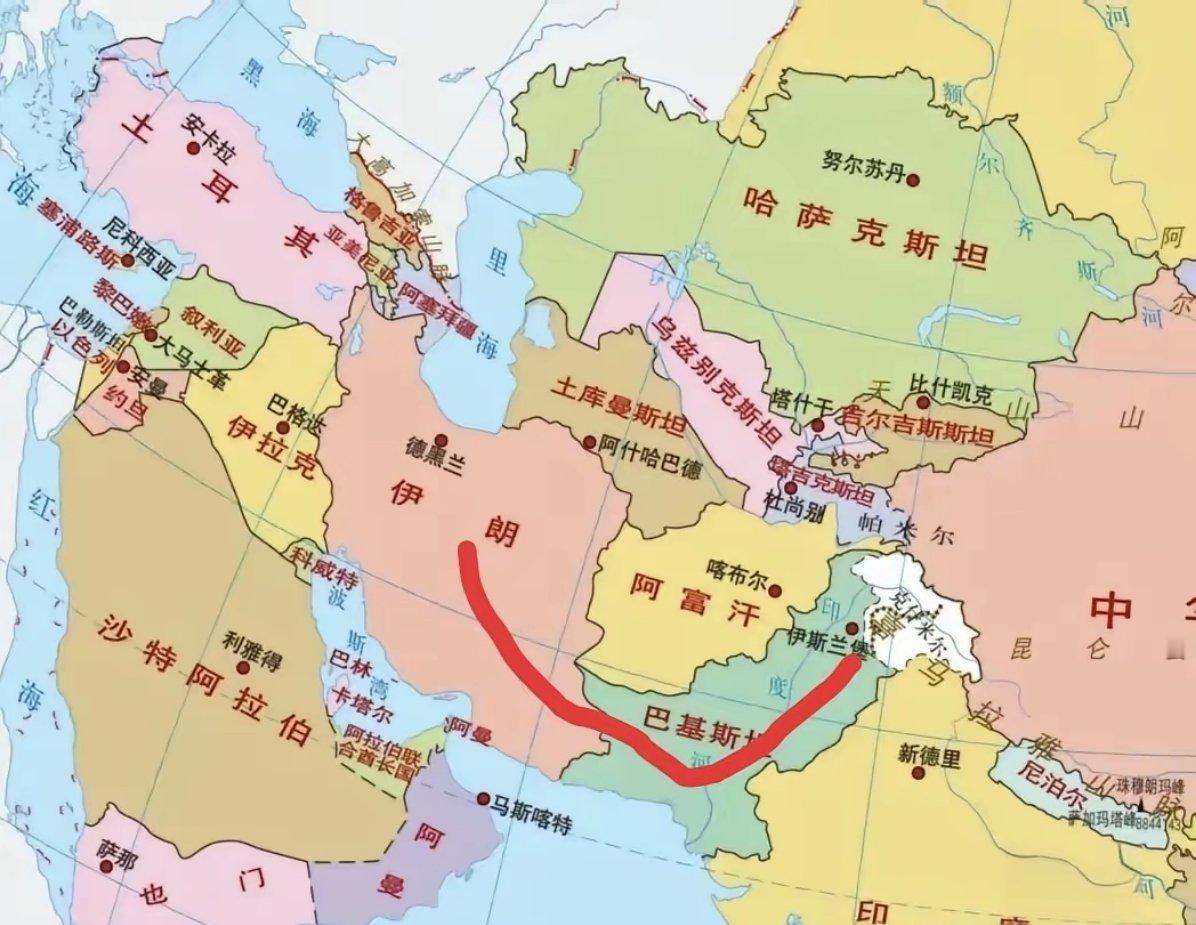 巴基斯坦开通伊朗过境走廊！不知不觉间完成了空间的布局，地缘博弈，高手出招，讲究的