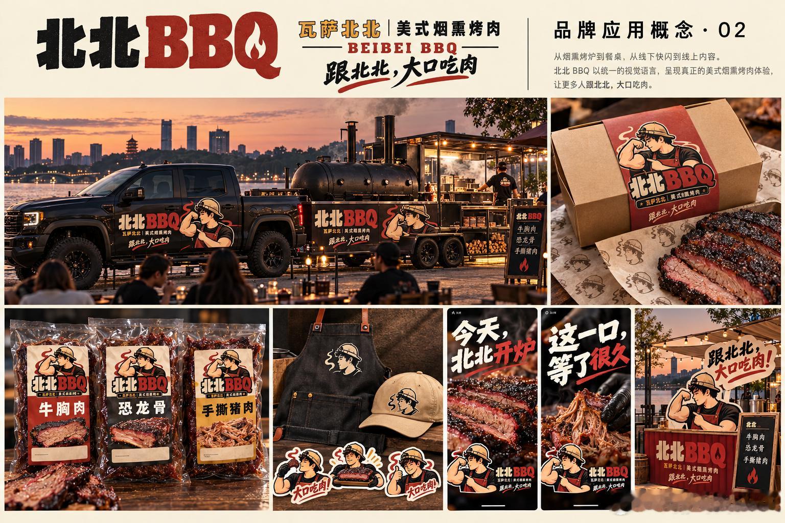 准备开着皮卡拖着烤炉，美式烟熏烤肉，全国巡烤，炉子已经下定，大家帮我想想名字？ 