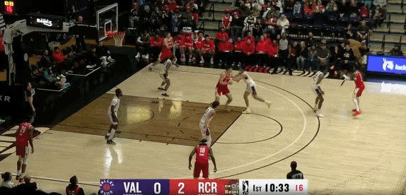 拿捏！杨翰森再次制霸NBL发展联赛！
在今天NBA发联盟NBL混音之城对阵山谷的