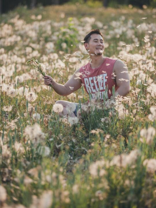 北京发光羽球海！闯入巨型蒲公英银河