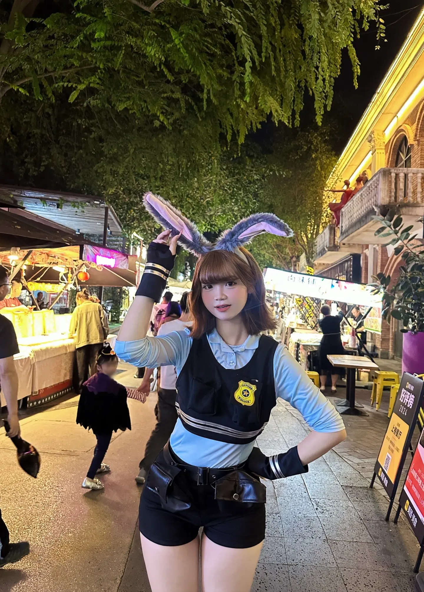 你被捕了 当兔子警官咯万圣穿搭