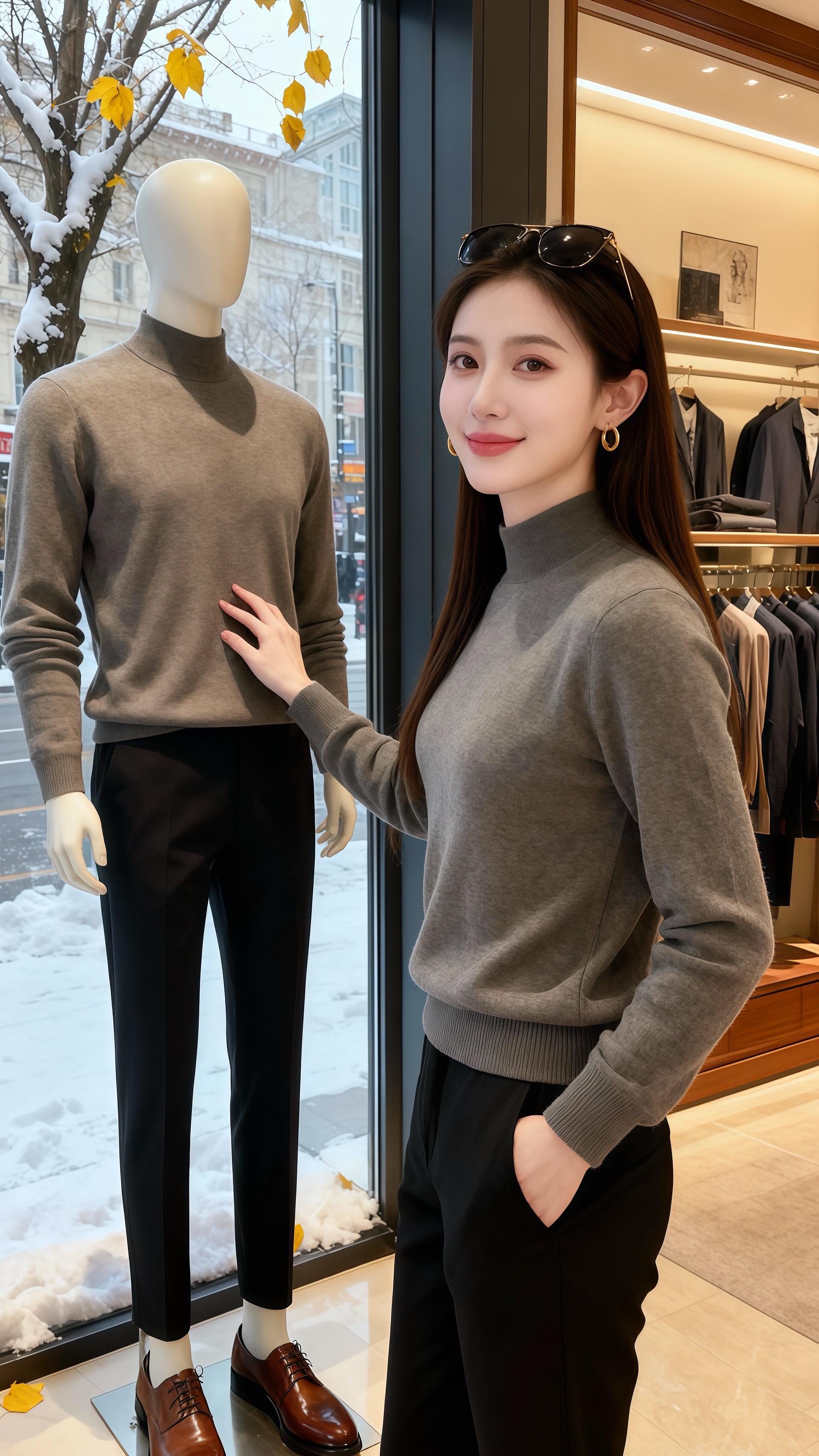 品质男装 男士打底衫 高级穿搭   脱下外套也体面的秋冬内搭 百搭上衣