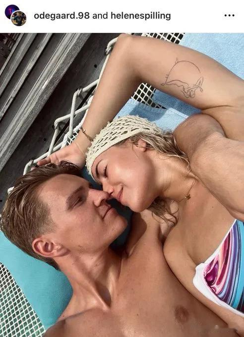 图评丨厄德高和女友的INS：Life is good！

厄德高女友Helene