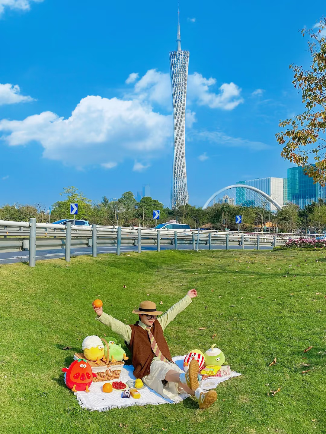 广州这个公园！在广州塔下野餐好出片！📸☀️