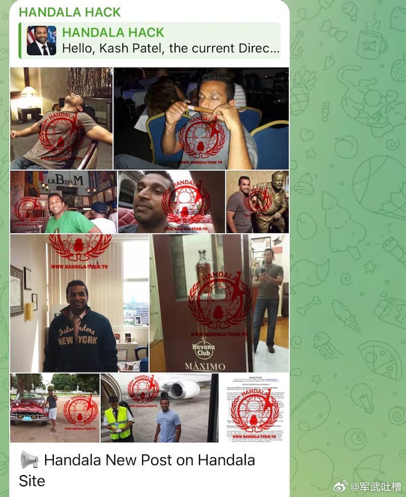 兄弟们，伊朗黑客也开始发力了伊朗黑客组织Handala:发出挑战"你很快就会意识