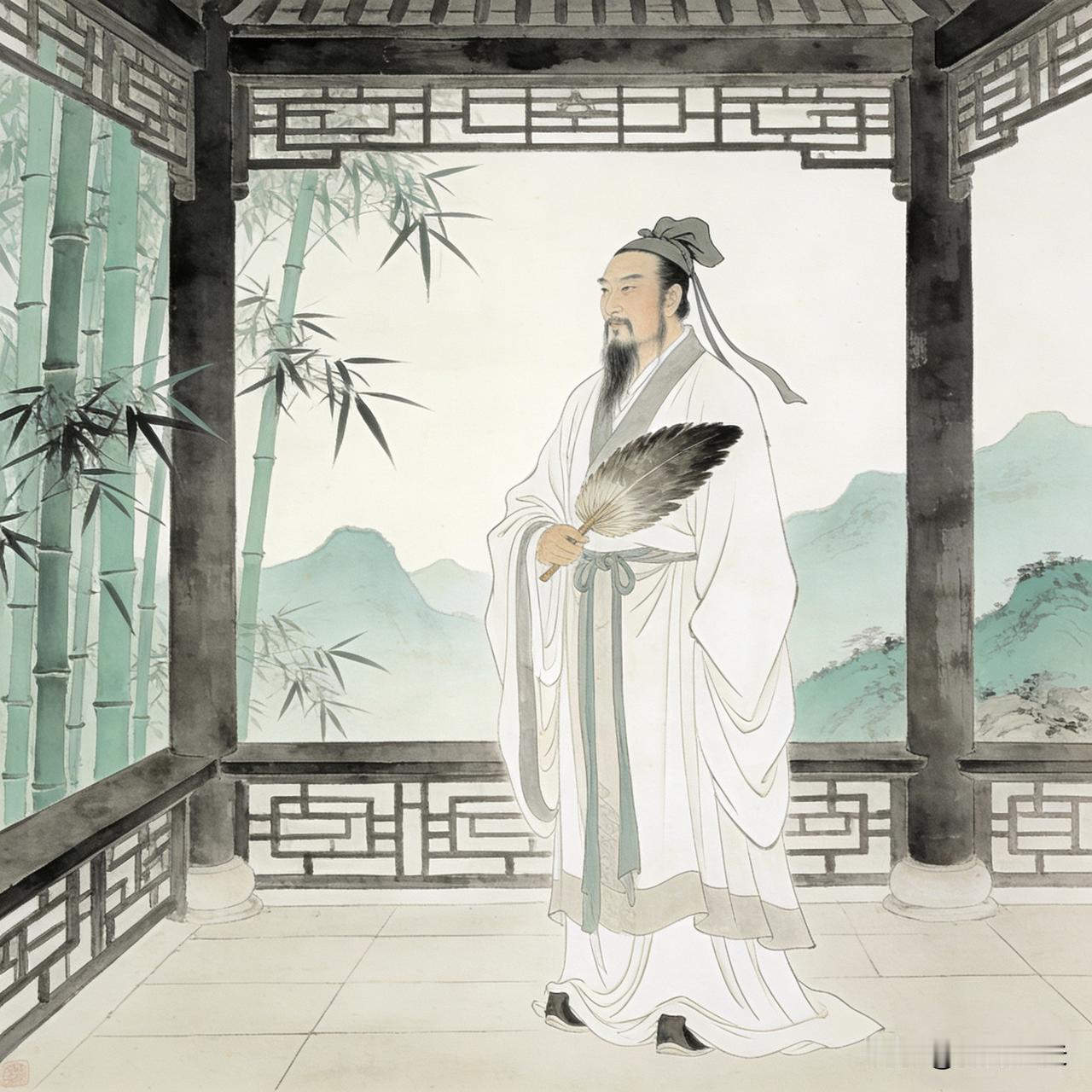 五丈原，诸葛亮病危。

刘禅派人问：“丞相百年后，您的儿子该如何安排？”

一句