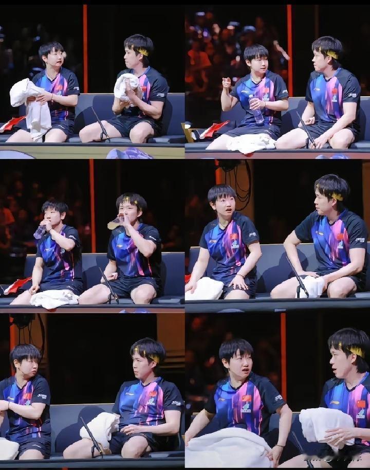 楚钦也变成了王大勇了，
就跟孙大勇一样勇，
昨天晚上莎莎和楚钦赛后采访，楚钦又出