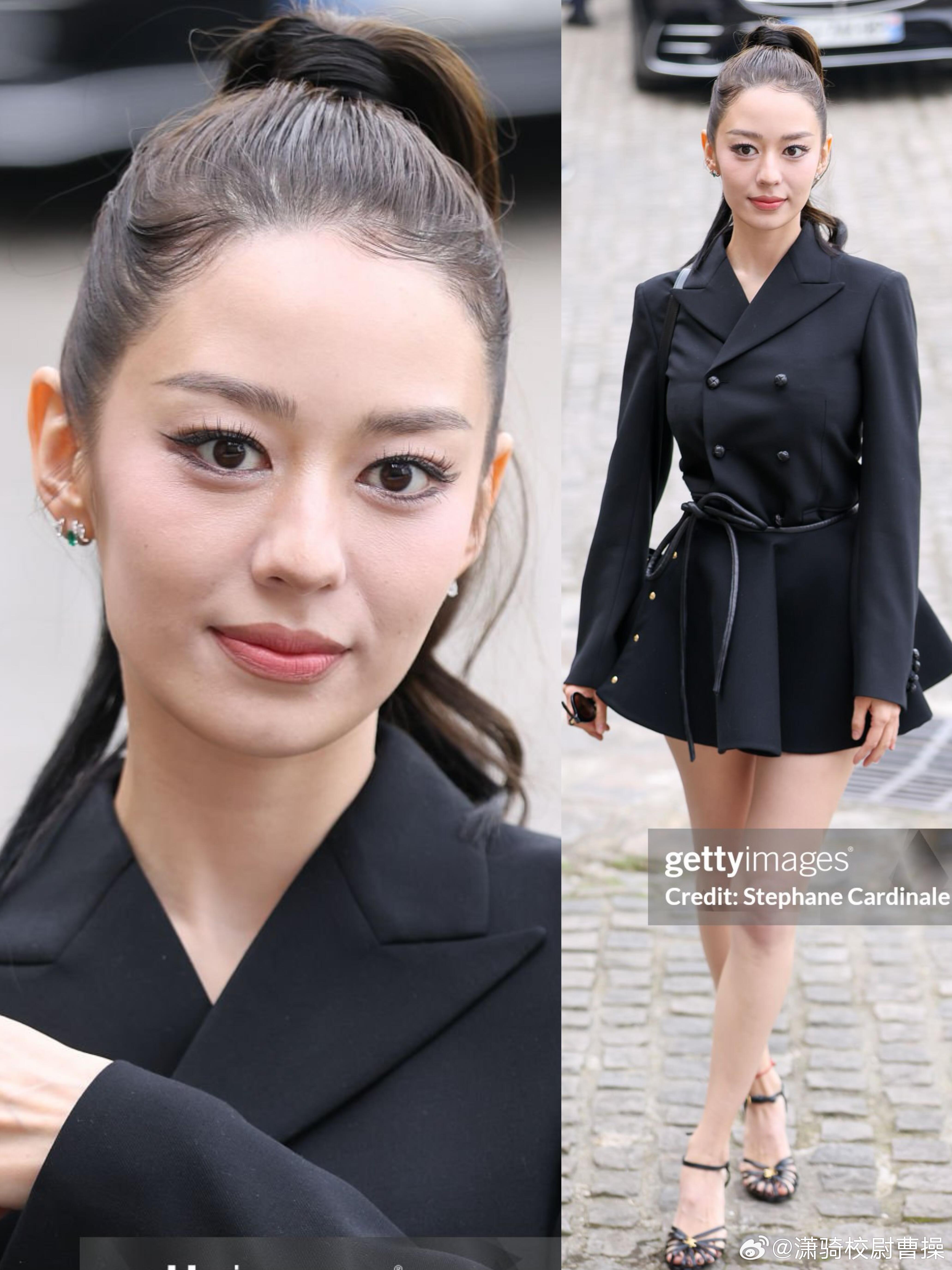 吉娜爱丽丝巴黎时装周生图📷 